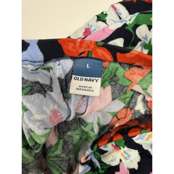 Old Navy Womens Multi Floral Maxi Skirt Prairie L Festival Concert Shower - Picture 4 of 7